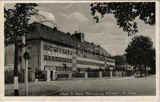 Wünsdorf (Zossen), Schule für Heeres-Motorisierung / street view, training site of the Wehrmacht, German army motorization school. Karl Schultz. Aero-Bild-Verlag