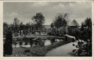 Wünsdorf (Zossen), park, pond. Karl Schultz. Aero-Bild-Verlag (EK)