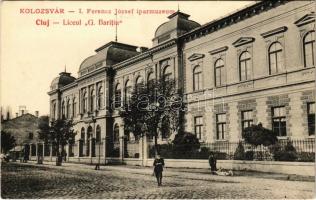 Kolozsvár, Cluj; I. Ferenc József iparmúzeum / Liceul G. Baritiu / industry museum