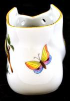 Herendi Rotschild mintás cipőcske Kézzel festett, jelzett, hibátlan. 10x5 cm