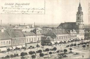 Nagyvárad Szent László square, church