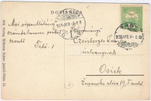 1908 Bród, Nagyrév, Slavonski Brod, Brod an der Save; Vatrogasni Dom, Franjevacki Monastir / Feuerwe...