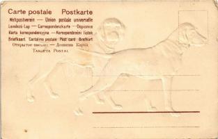 Pointer dogs. Emb. litho (EK)