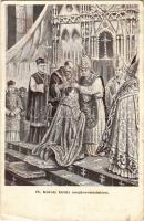 1926 IV. Károly király megkoronáztatása / coronation ceremony of Charles I of Austria s: Nemes (EB)