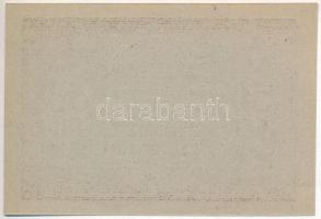 Budapest 1920. 50f "Amatőrök Forgalmi Szövetkezete bón" T:I
Adamo BUC-7.1