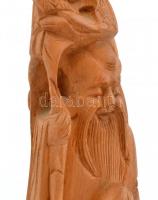 Keleti Bölcs. Keményfa faragott fa szobor. 35 cm