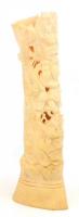 Isten / totemoszlop faragott csont szobrocska 19 cm