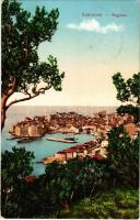 1911 Dubrovnik, Ragusa; general view, port. J. Tosovic