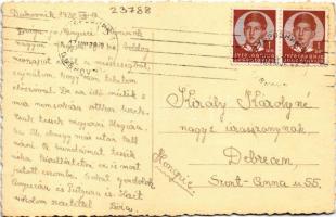 1938 Dubrovnik, Ragusa; general view, port. photo