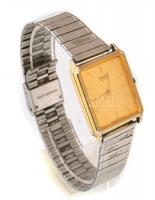 Seiko quartz karóra, fém szíjjal, működik, sorszám: 061944