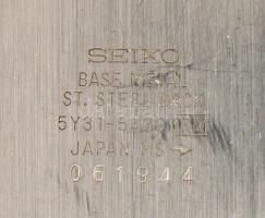 Seiko quartz karóra, fém szíjjal, működik, sorszám: 061944