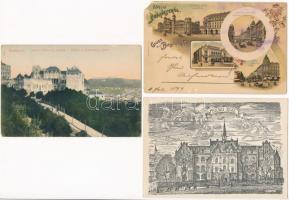 Budapest - 9 db régi képeslap / 9 pre-1945 postcards