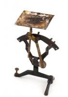 Régi levélmérleg zománc skálával 19 cm