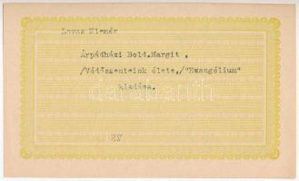 ~1920-1930. 5P "Szentbenedekrendi hivatalok" T:I-