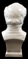Herendi Széchenyi büszt Fehér mázas, jelzett, hibátlan. 21 cm