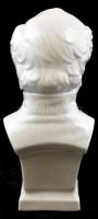 Herendi Széchenyi büszt Fehér mázas, jelzett, hibátlan. 21 cm