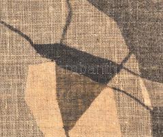 Orient Enikő (1953-): Villanás. Vászonkép, hátoldalán jelzett (Orient Enikő 90'), 22×22 cm