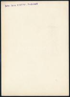 cca 1933 Kinszki Imre (1901-1945) budapesti fotóművész hagyatékából, pecséttel jelzett vintage fotó ...