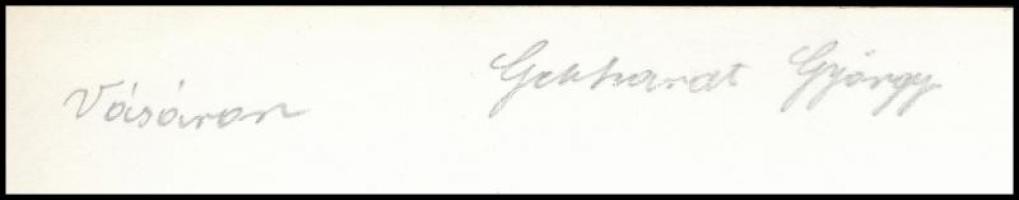 cca 1970 Gebhardt György (1910-1993) budapesti fotóművész hagyatékából, aláírt, vintage fotóművészet...