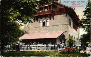 1927 Baden bei Wien, Helenental, Cafe Sachergarten / café, restaurant, terrace. Wiener Kunstverlag E. Schreier No. 1001. (EK)