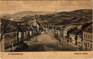 Strengberg, street view, church. Josef Prokopp (EK)