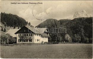 1911 Pinswang (Tirol), Gasthof zum Schluxen / hotel, inn. Martin Herpich Kunstanstalt (EK)