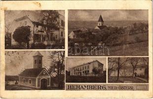 1927 Behamberg, Spritzenhaus d. F., Schule, Gasthaus / general view, fire station, school, hotel, inn. Druckerei Prietzel (fl)