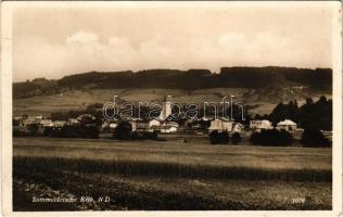 1950 Kilb, general view, church, sawmill. Franz Mörtl (fl)