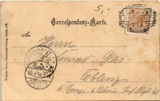 1899 Bregenz, Gebhardsberg (Wallfahrtskapelle) / sanctuary, pilgrimage church. Verlag v. Wilh. Meck ...