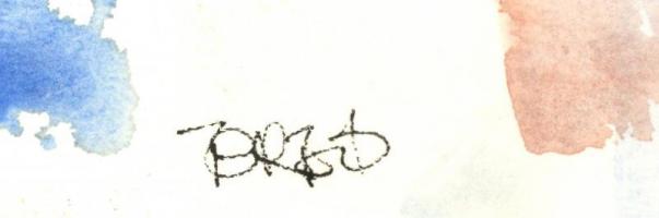 Torbó Gyula (?1940-?): Királyfi. Akvarell, fa, díszes fa keretben, 26,5x24 cm