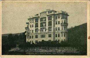 Abbazia, Opatija; Sanatorio Dott. Lakatos, Nuova Casa di Cura / Neues Kurhaus / spa sanatorium (EK)