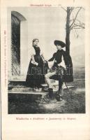 Trencsén county Slovakian folkwear