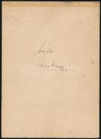 cca 1920 Kecskemét, 2 db jelzett vintage fotó a Merkadó fényképész műteremből, 13,5x8,5 cm és 24,5x1...