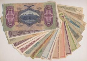 24db vegyes magyar és külföldi bankjegy T:III,III-