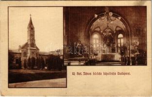 1910 Budapest XII. Új Szent János kórház kápolnája, belső (fl)