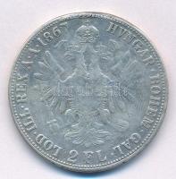 Ausztria 1867A 2Fl Ag "Ferenc József" T:2-
Austria 1867A 2 Florin Ag "Franz Joseph&q...