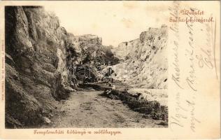 1907 Székesfehérvár, Templomháti kőbánya a Szőlőhegyen. Klökner P. kiadása 58. sz. (fl)