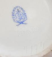 Herendi Viktória mintás váza. Kézzel fetsett, jelzett, hibátlan. 33 cm