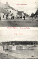 Rajka vasútállomás, Fő utca, gát