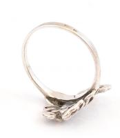 Ezüst(Ag) skorpiós gyűrű, jelzett, méret: 55,nettó: 3 g