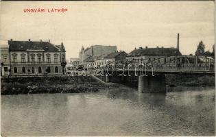 1913 Ungvár, Uzshorod, Uzhhorod, Uzhorod; híd / bridge