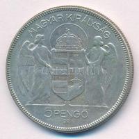 1930. 5P "Horthy Jobbra" Ag T:2
Adamo P8