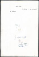 Györke Dénes: Hálókötés. Feliratozott fotó 1961. 16x24 cm