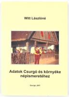 Witt Lászlóné: Adatok Csurgó és környéke népismeretéhez. Csurgó, 2011., Baksay Sándor Alapítvány. Fekete-fehér fotókkal illusztrált. Kiadói papírkötés.