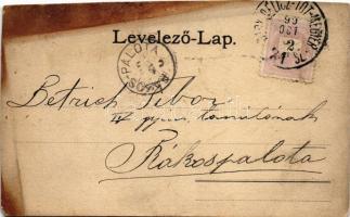 1899 Tótmegyer, Slovensky Meder, Palárikovo; Gróf Károlyi kastély, Római katolikus templom és iskola...