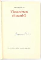 Borsos Miklós: Visszanéztem félutamból. Borsos Miklós rajzaival. Bp., 1975, Szépirodalmi. Kiadói egé...