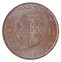 1947. 5Ft Ag "Kossuth" T:1,1- Adamo F8.1