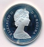 Kanada 1984. 1$ Ag "Toronto 150 évfordulója" dísztokban T:PP ujjlenyomatos Canada 1984. 1 ...