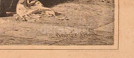 Benczúr Gyula (1844-1920): Szent István (Vajk) keresztelése. A Cs. K. Geográfiai Intézet heliogravúr...