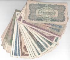 47db vegyes pengő bankjegy tétel T:II-,III